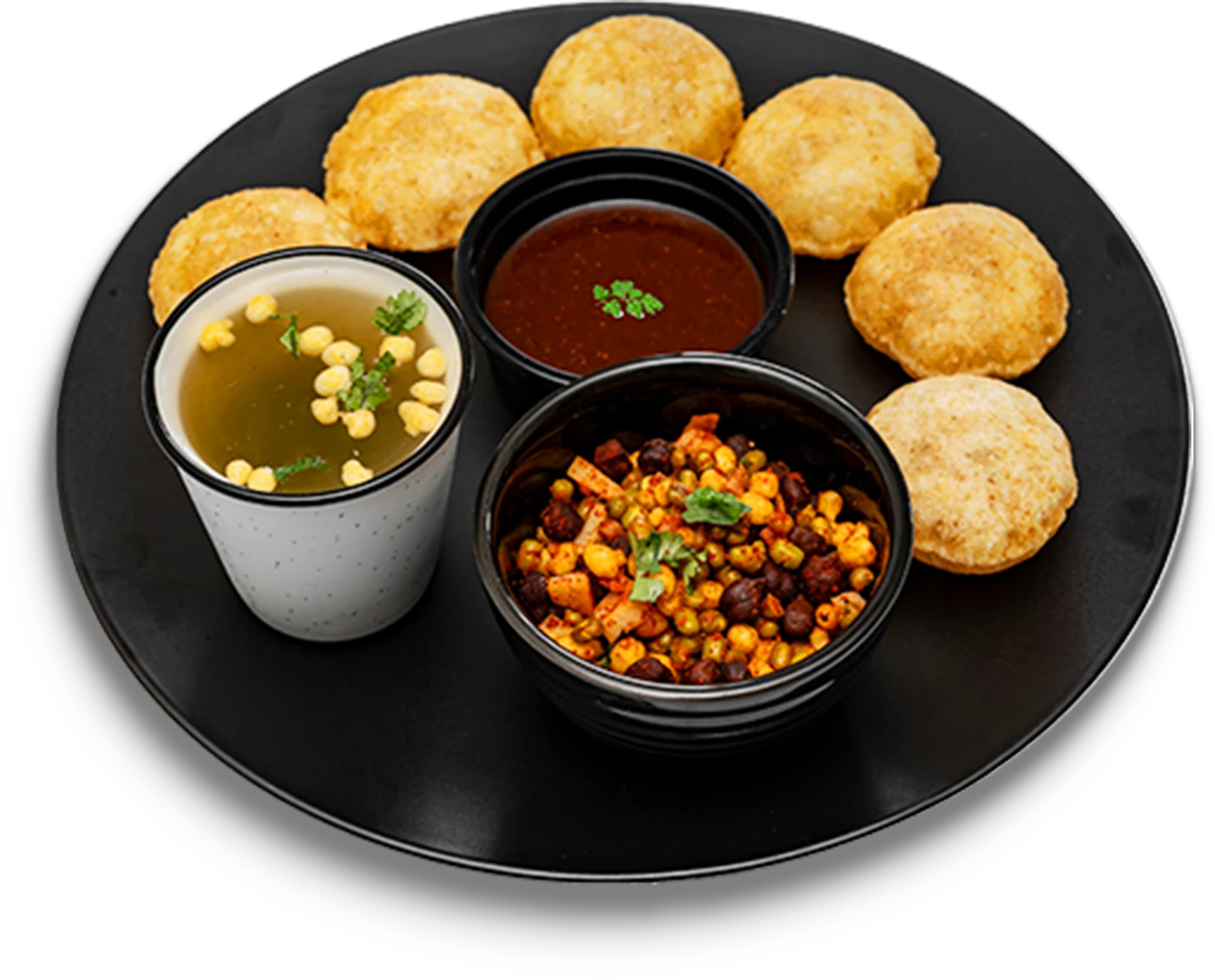 Pani Puri photographed at Krishna Foods
